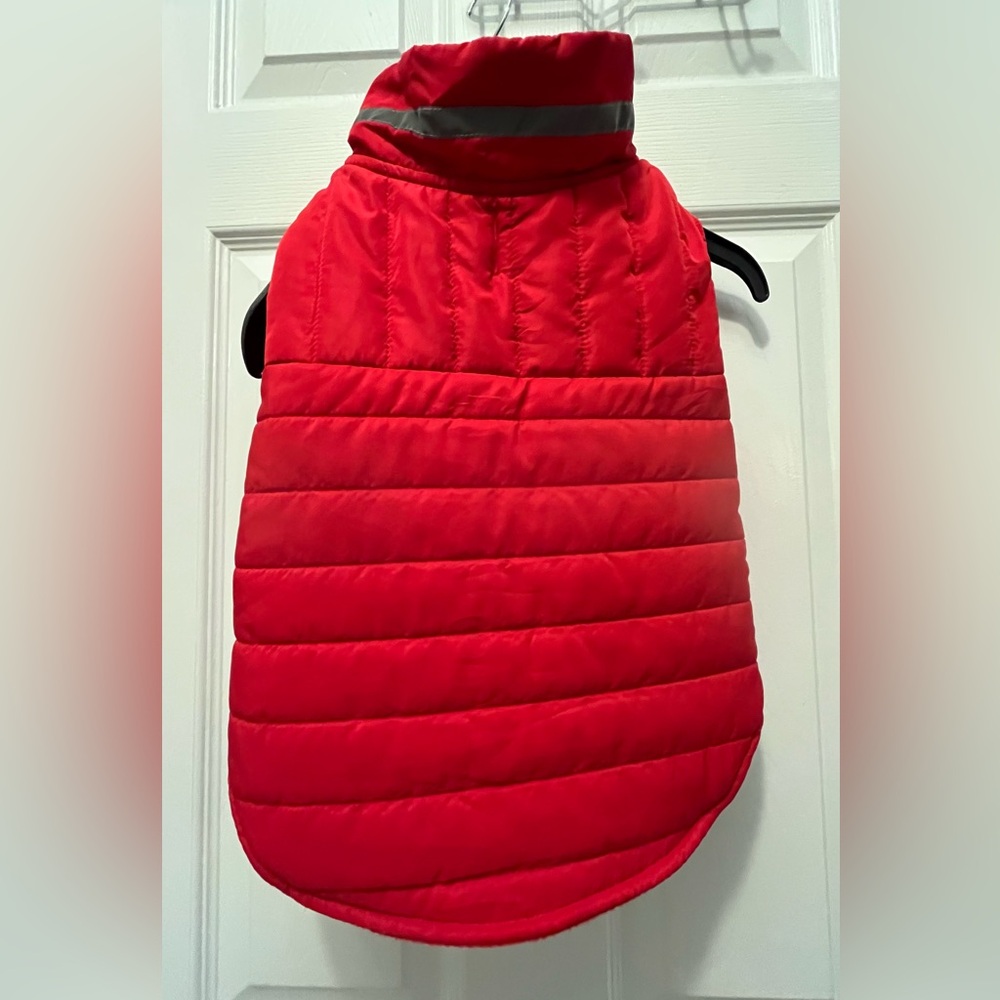 Sonoma Pet/Dog Red Puffer Jacket Size M
